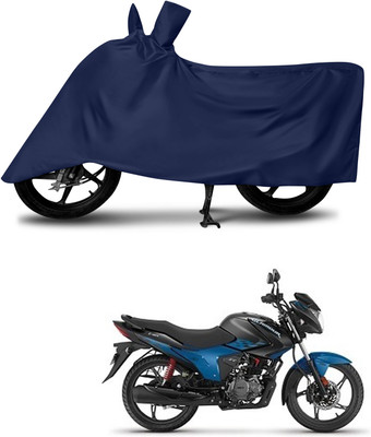 DeepShakshi AUTOMOTIVE Waterproof Two Wheeler Cover for Hero(Glamour, Blue)