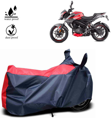 ma collections Waterproof Two Wheeler Cover for Bajaj(Pulsar RS200 BS6, Red, Blue)