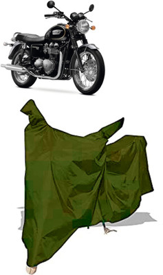 Amexride Two Wheeler Cover for Triumph(Bonneville T120 Black, Maroon)