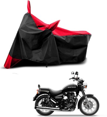 KEDIT Two Wheeler Cover for Royal Enfield(Thunderbird 500, Red, Black)