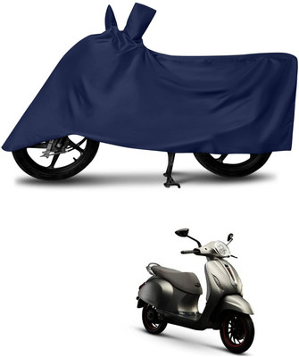 KEDIT Two Wheeler Cover for Bajaj(Urbanite Chetak, Blue)