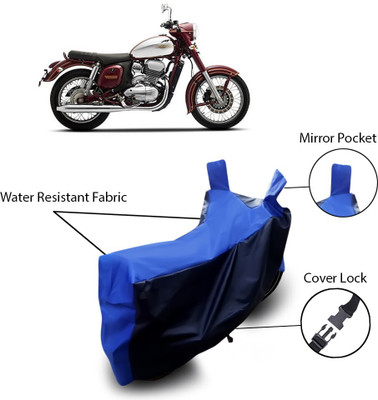 THE REAL ARV Waterproof Two Wheeler Cover for Universal For Bike(Blue)