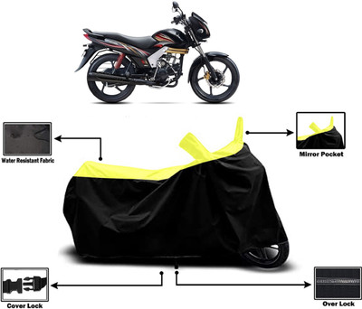 Amexride Two Wheeler Cover for Mahindra(Centuro, Yellow)