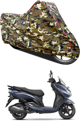 PAGORA Waterproof Two Wheeler Cover for Suzuki(Burgman Street 125, Yellow)