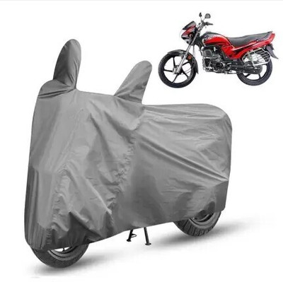 Tritika Waterproof Two Wheeler Cover for Hero(Passion Plus, Grey)