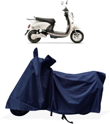 Tricway Two Wheeler Cover for Evolet(Polo BS6, Blue)