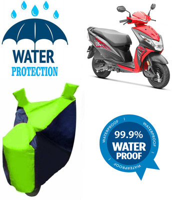 Mdstar Waterproof Two Wheeler Cover for Honda(Dio, Multicolor)