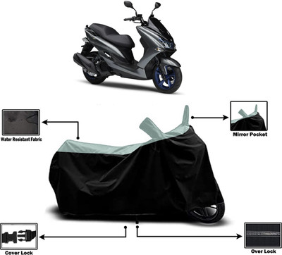 Amexride Two Wheeler Cover for Yamaha(Majesty S 155 maxi BS6, Multicolor)