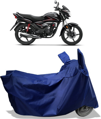 Amexride Two Wheeler Cover for Honda(CB Shine, Blue)