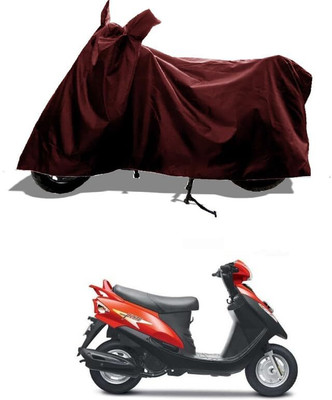 KEDIT Two Wheeler Cover for Mahindra(Flyte, Maroon)