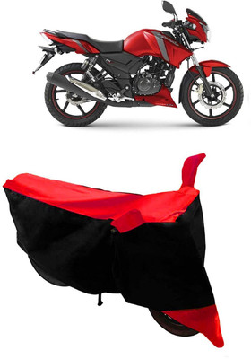 AASHTIK MART Two Wheeler Cover for TVS(Apache RTR 160, Red)