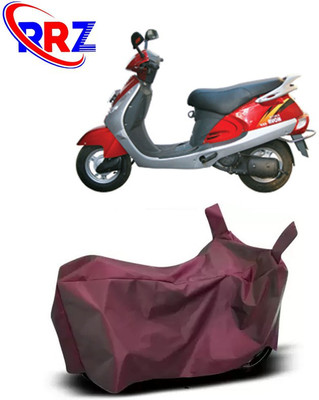 RRZ Waterproof Two Wheeler Cover for Kinetic(Nova, Maroon)