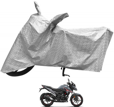 Auto Hub Waterproof Two Wheeler Cover for Honda(X-Blade, Silver)