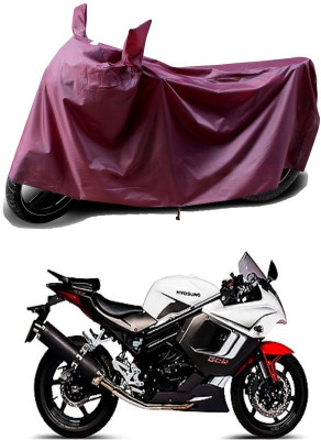 APNEK Waterproof Two Wheeler Cover for Hyosung(GT650R, Maroon)