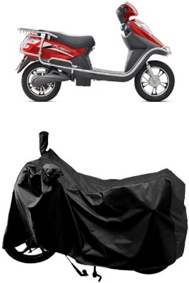 MMSSTAR Waterproof Two Wheeler Cover for Hero(Electric Flash BS6, Black)