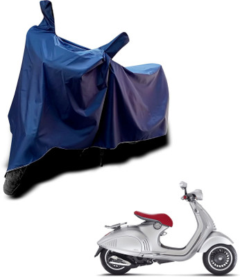 KEDIT Two Wheeler Cover for Piaggio(Vespa LX, Blue)