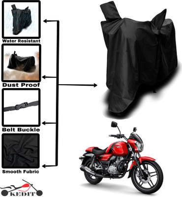 KEDIT Two Wheeler Cover for Universal For Bike(V12, Black)