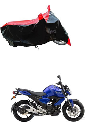 VESMEI Two Wheeler Cover for Yamaha(FZ FI BS6, Red)