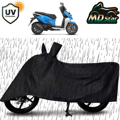 MWBB Two Wheeler Cover for Hero Electric(Electric Dash, Black)