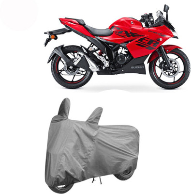 DeepShakshi AUTOMOTIVE Waterproof Two Wheeler Cover for Suzuki(Gixxer SF 150, Grey)