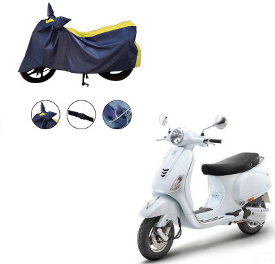 Furnish Flow Two Wheeler Cover for Vespa(Vespa LX 125, Yellow)