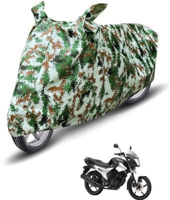 Auto Hub Waterproof Two Wheeler Cover for Yamaha(SZ R, Green)