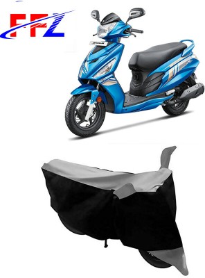 FFZ Waterproof Two Wheeler Cover for Hero(Maestro Edge, Black, Grey)