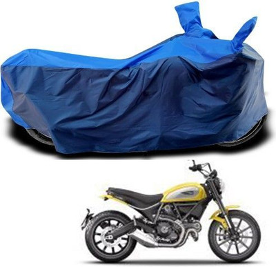 DeepShakshi AUTOMOTIVE Waterproof Two Wheeler Cover for Ducati(Scrambler, Blue)