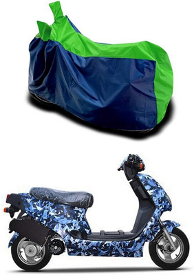 Mdstar Waterproof Two Wheeler Cover for Hero(Electric AXLHE-20, Green)