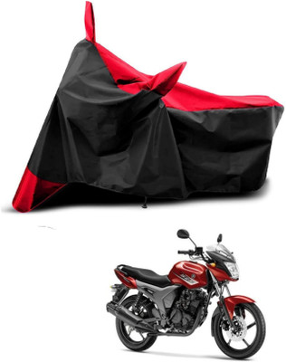AASHTIK MART Two Wheeler Cover for Universal For Bike(SZ X, Red, Black)