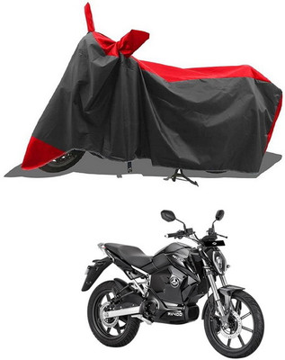 PAGORA Waterproof Two Wheeler Cover for Revolt(RV 300, Red, Black)