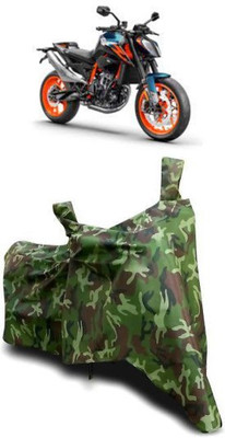 ATBROTHERS Waterproof Two Wheeler Cover for KTM(890 Duke, Multicolor, Green)