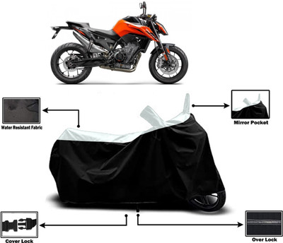 Amexride Two Wheeler Cover for KTM(790 Duke, White)