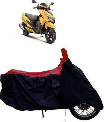 KEDIT Two Wheeler Cover for Honda(Grazia, Red, Black)
