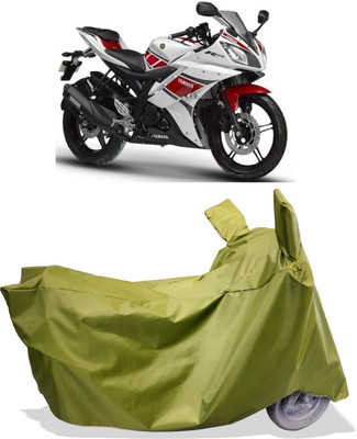 Amexride Two Wheeler Cover for Yamaha(YZF-R15 V2, Maroon)