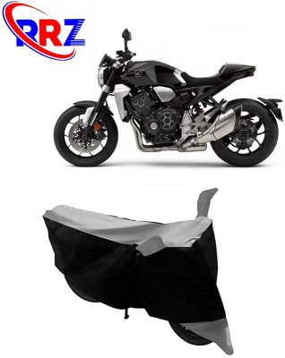 RRZ Waterproof Two Wheeler Cover for Honda(CB 1000R, Black, Grey)