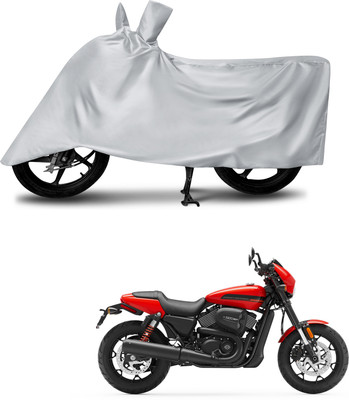 LICATOR Two Wheeler Cover for Harley Davidson(Street Rod, Silver)