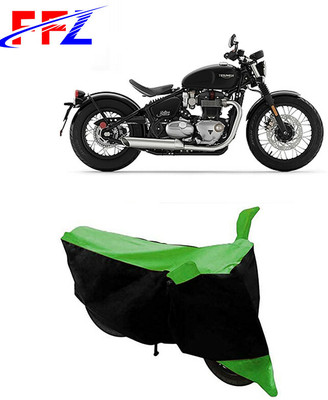 FFZ Two Wheeler Cover for Triumph(Bonneville Bobber, Black, Green)