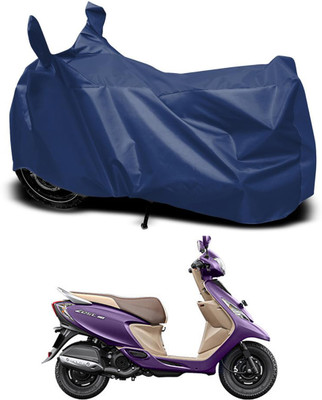 RABABLI Waterproof Two Wheeler Cover for TVS(Scooty Zest 110 BS6, Blue)