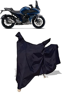 Amexride Two Wheeler Cover for Yamaha(Fazer 25 BS6, Black)
