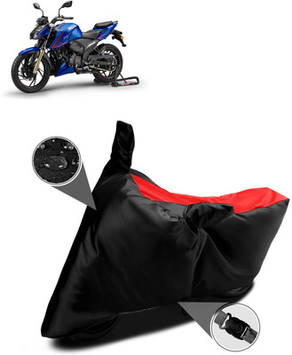 CODOKI Waterproof Two Wheeler Cover for TVS(Apache RTR 200, Red)