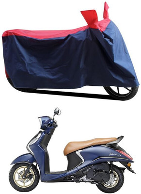 AASHTIK MART Two Wheeler Cover for Yamaha(Fascino, Red, Blue)