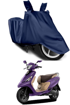Furious3D Two Wheeler Cover for TVS(Scooty Zest 110, Blue)