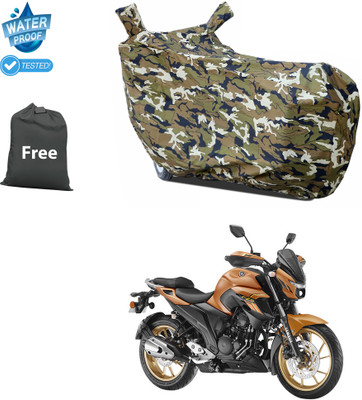 PAGORA Waterproof Two Wheeler Cover for Yamaha(FZ-S, Yellow)