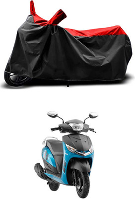 MMSSTAR Waterproof Two Wheeler Cover for Yamaha(Alpha, Red)