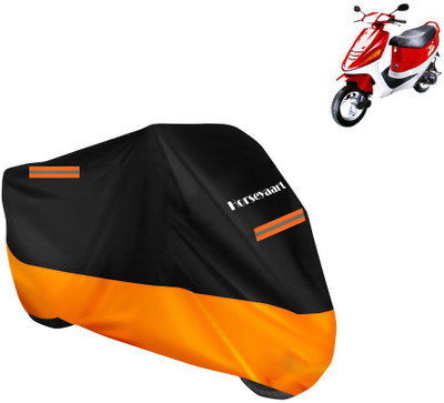 Horseyaart Waterproof Two Wheeler Cover for Mahindra(Kine, Orange)