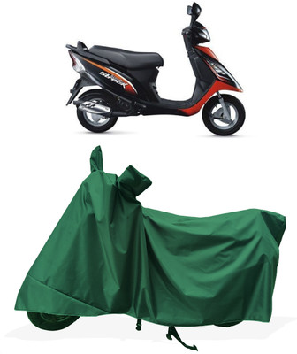 Tricway Two Wheeler Cover for TVS(Scooty Streak, Green)