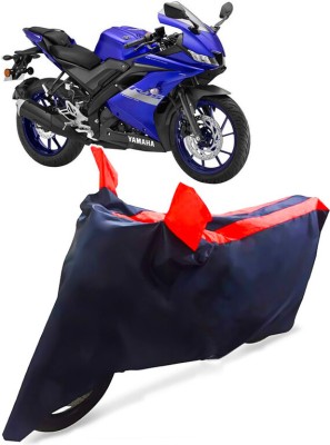 AUTO PEARL Two Wheeler Cover for Yamaha(R15 V3, Red, Blue)