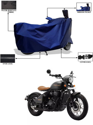 PAGORA Waterproof Two Wheeler Cover for JAWA(Perak, Blue)