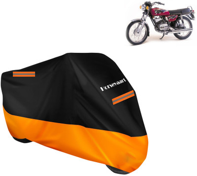 Horseyaart Waterproof Two Wheeler Cover for Yamaha(RX 100, Orange)